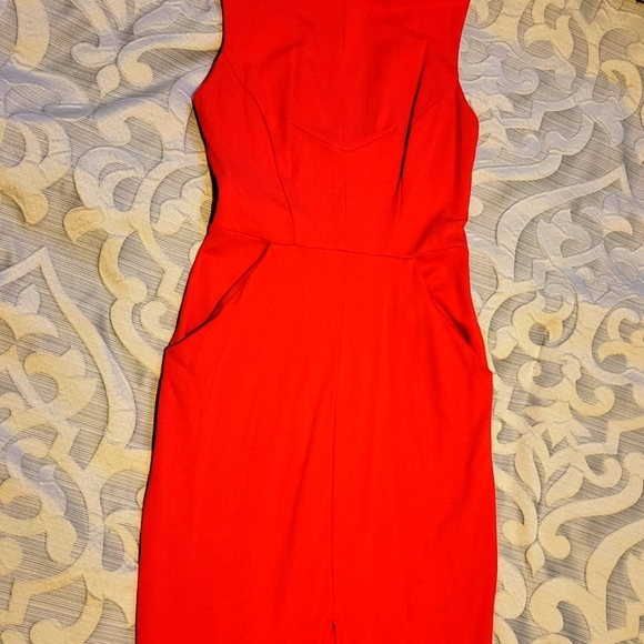 Cocktail red dress, size 5/6 - Picture 1 of 4